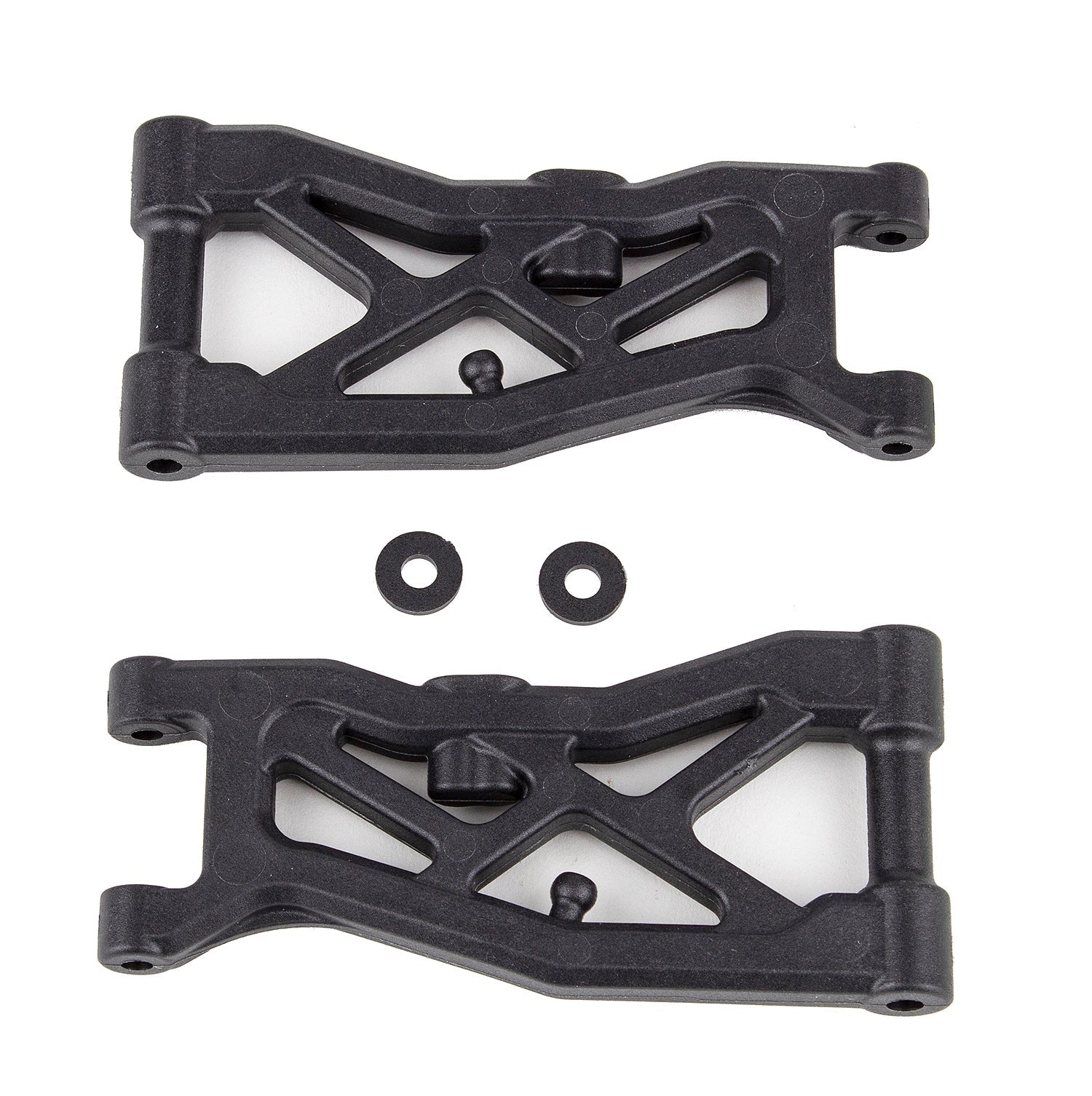 Team Associated RC10B74.2 Factory Team Front Suspension Arms Gull Wing Carbon