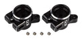 Team Associated RC10B7 Factory Team Rear Hub Set - Black Aluminum