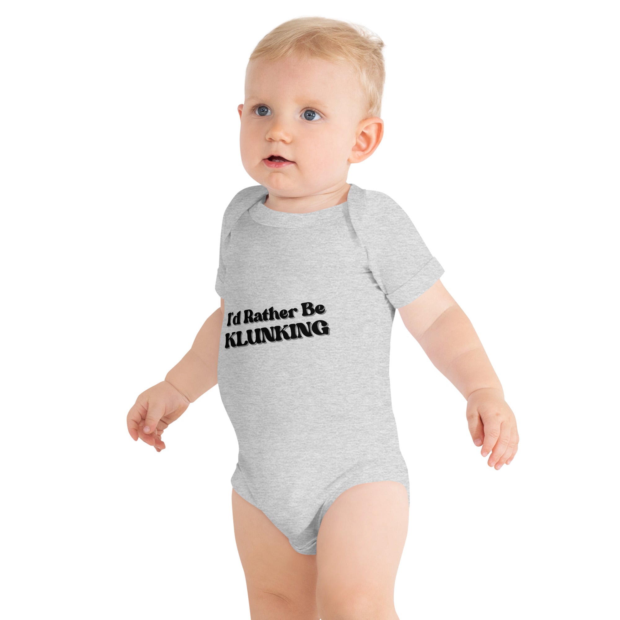 I’d Rather Be Klunking - Baby short sleeve one piece