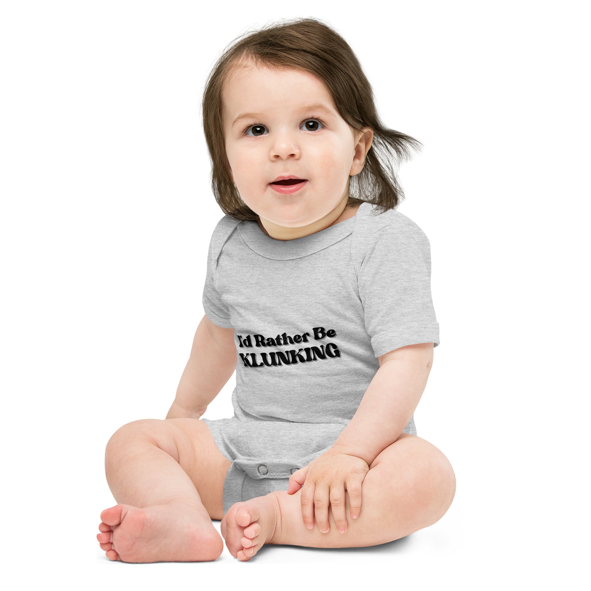 I’d Rather Be Klunking - Baby short sleeve one piece