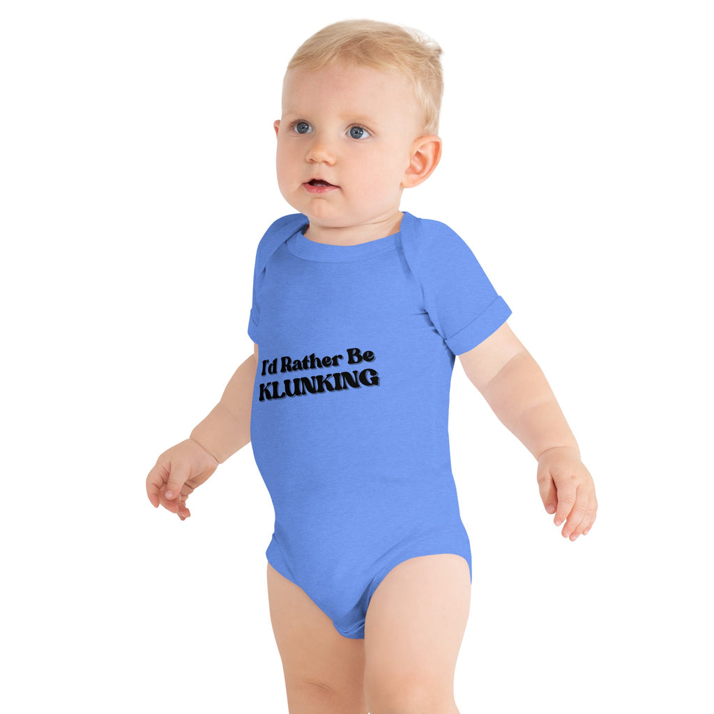 I’d Rather Be Klunking - Baby short sleeve one piece