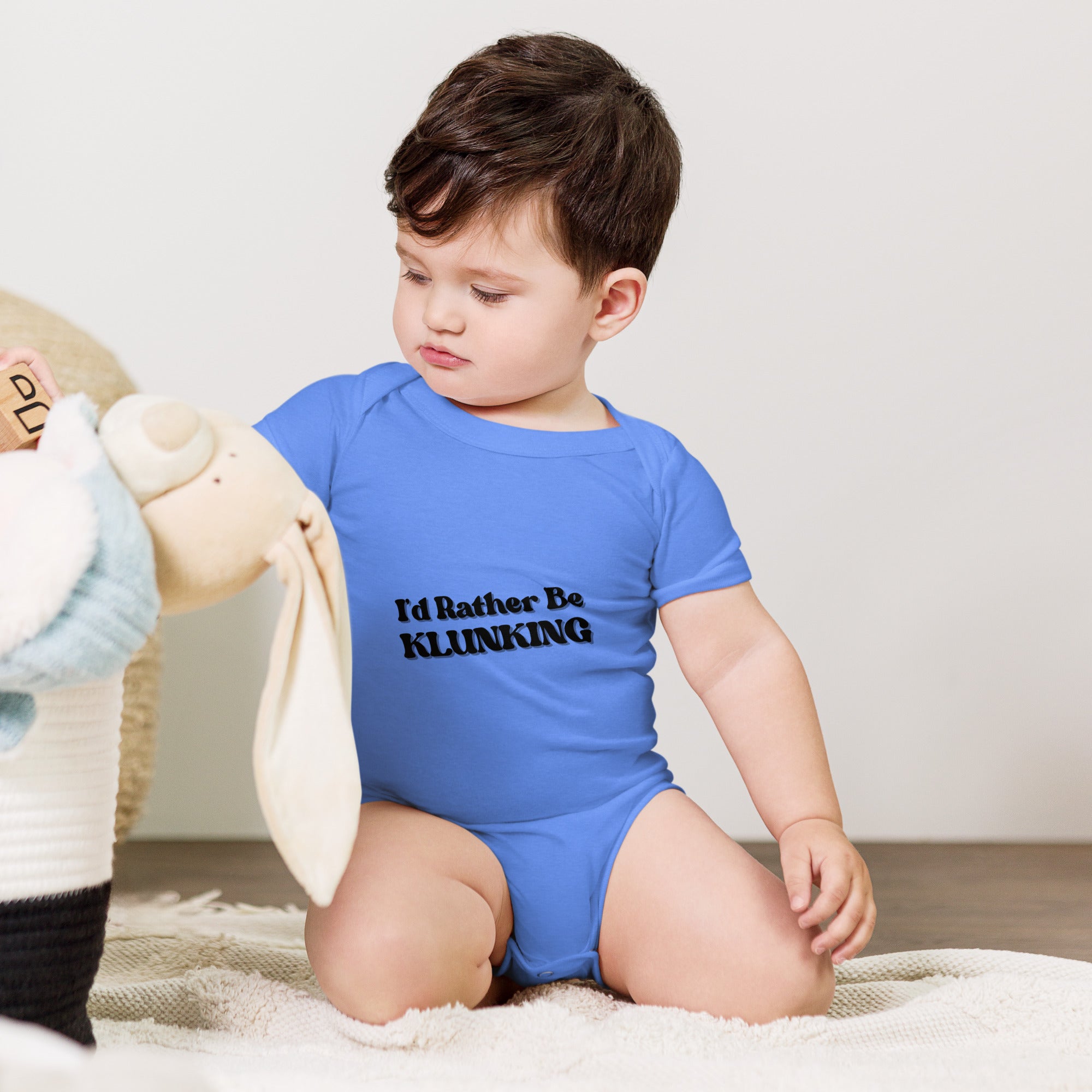 I’d Rather Be Klunking - Baby short sleeve one piece