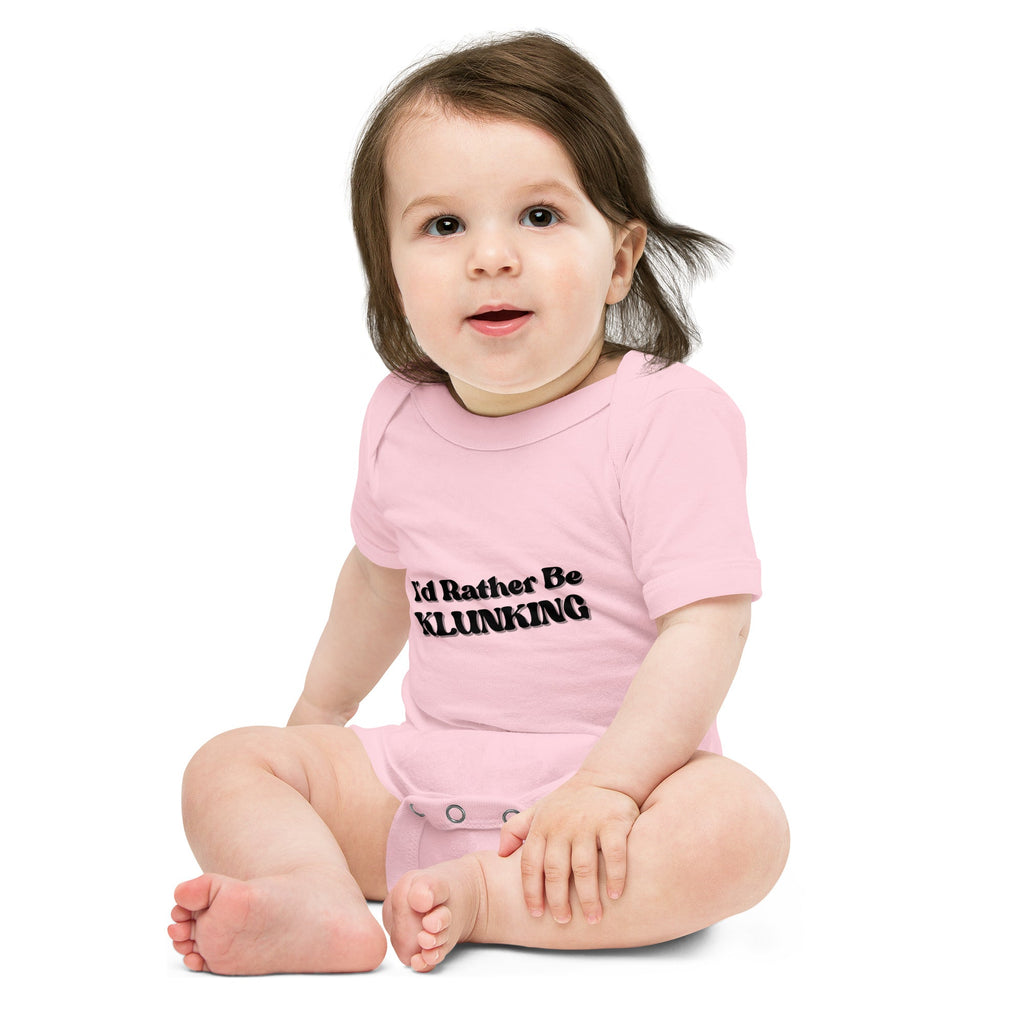 I’d Rather Be Klunking - Baby short sleeve one piece