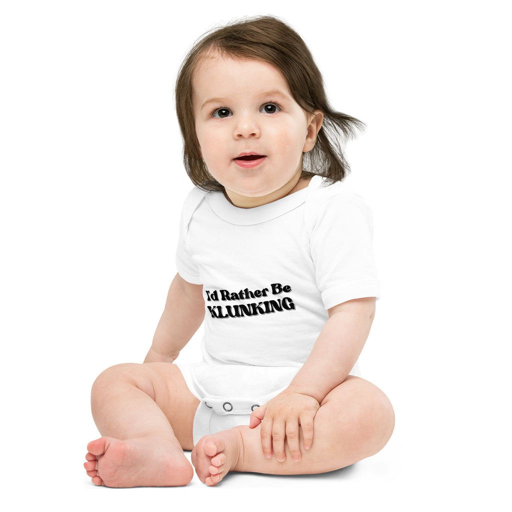 I’d Rather Be Klunking - Baby short sleeve one piece