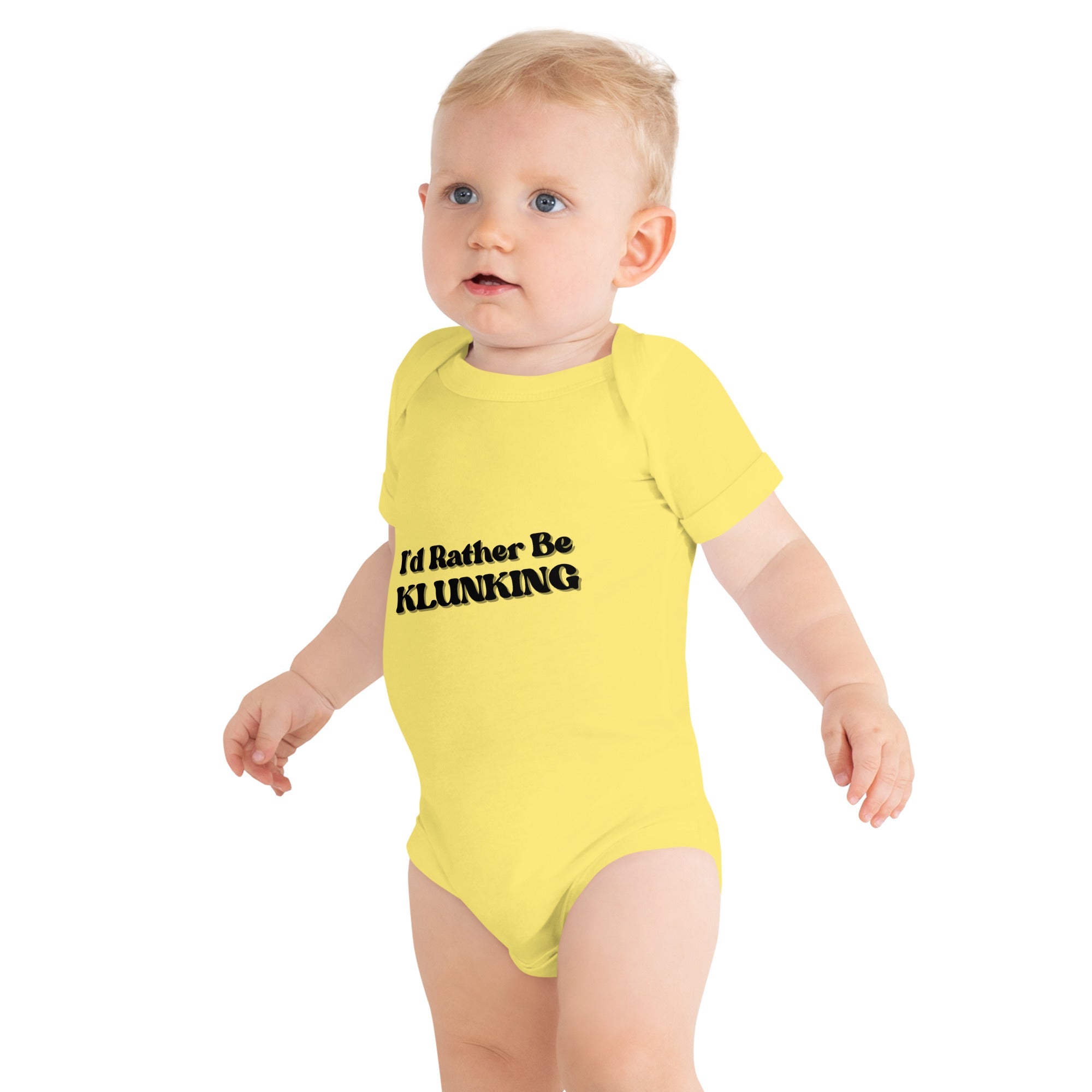 I’d Rather Be Klunking - Baby short sleeve one piece