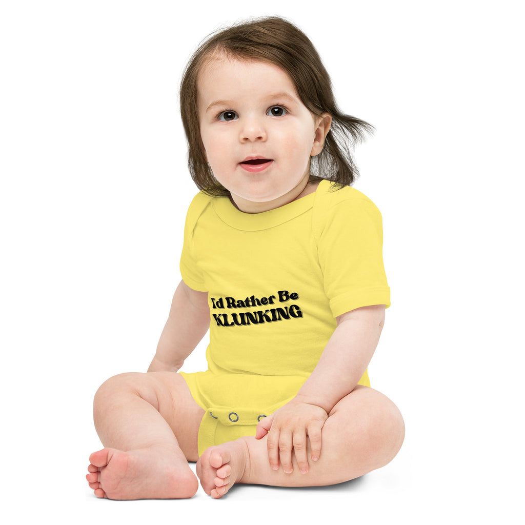 I’d Rather Be Klunking - Baby short sleeve one piece