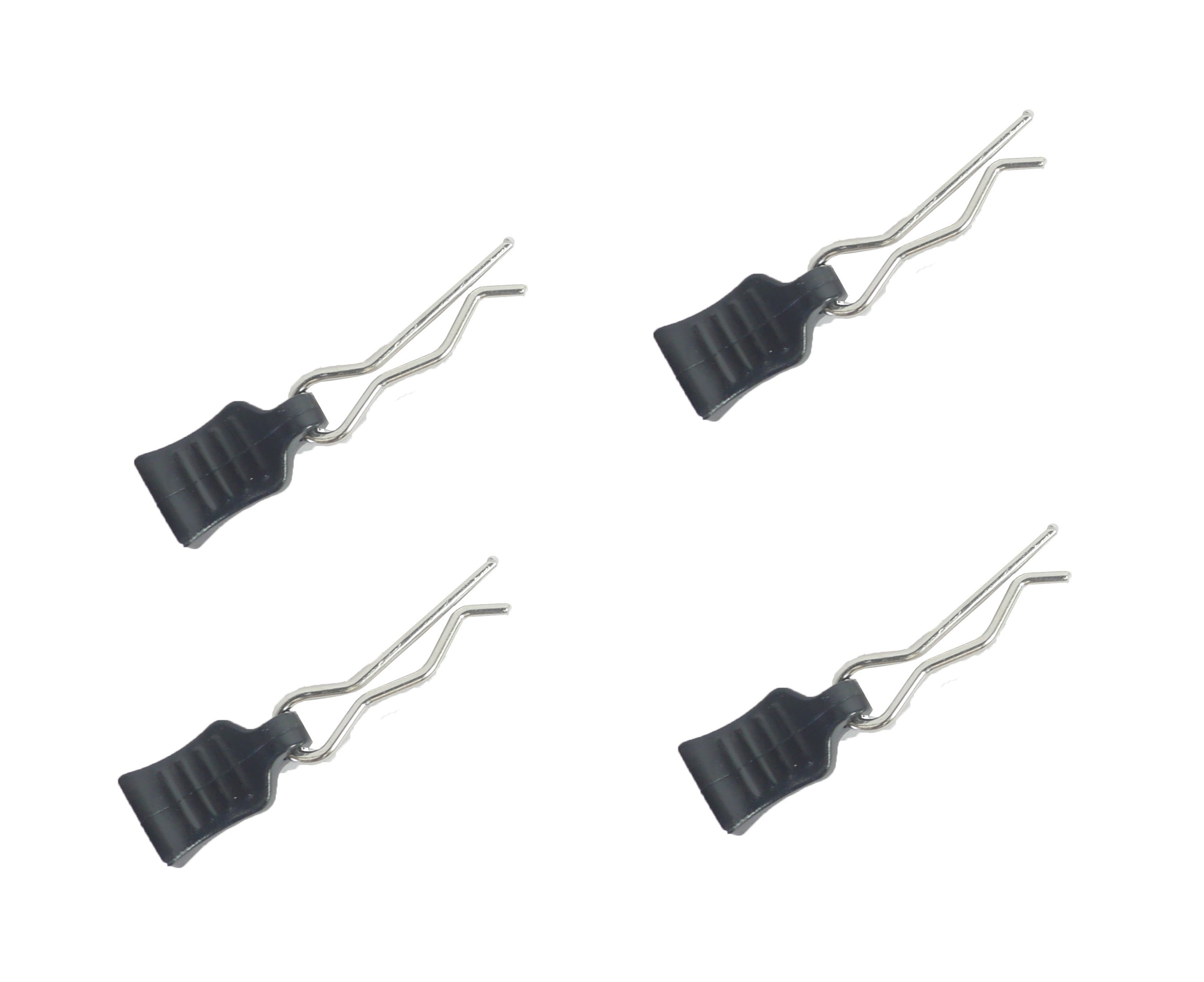 BlackZon Body Clips (4-Pack) - OEM Replacement RC Body Pins - 540059