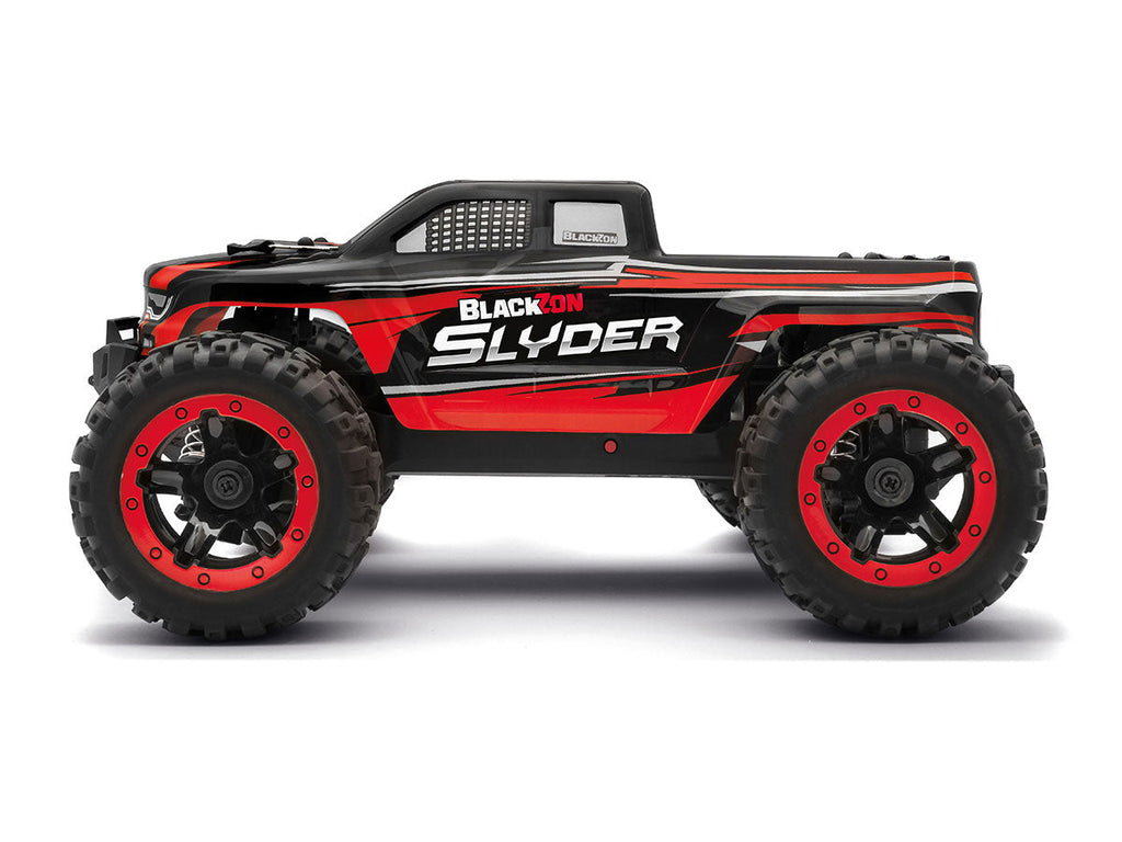 BlackZon Slyder MT 1/16 4WD Electric Monster Truck (Red)