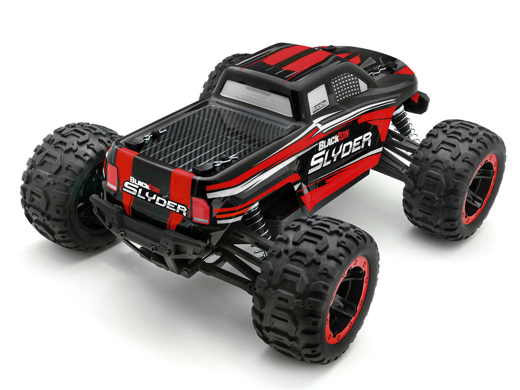 BlackZon Slyder MT 1/16 4WD Electric Monster Truck (Red)