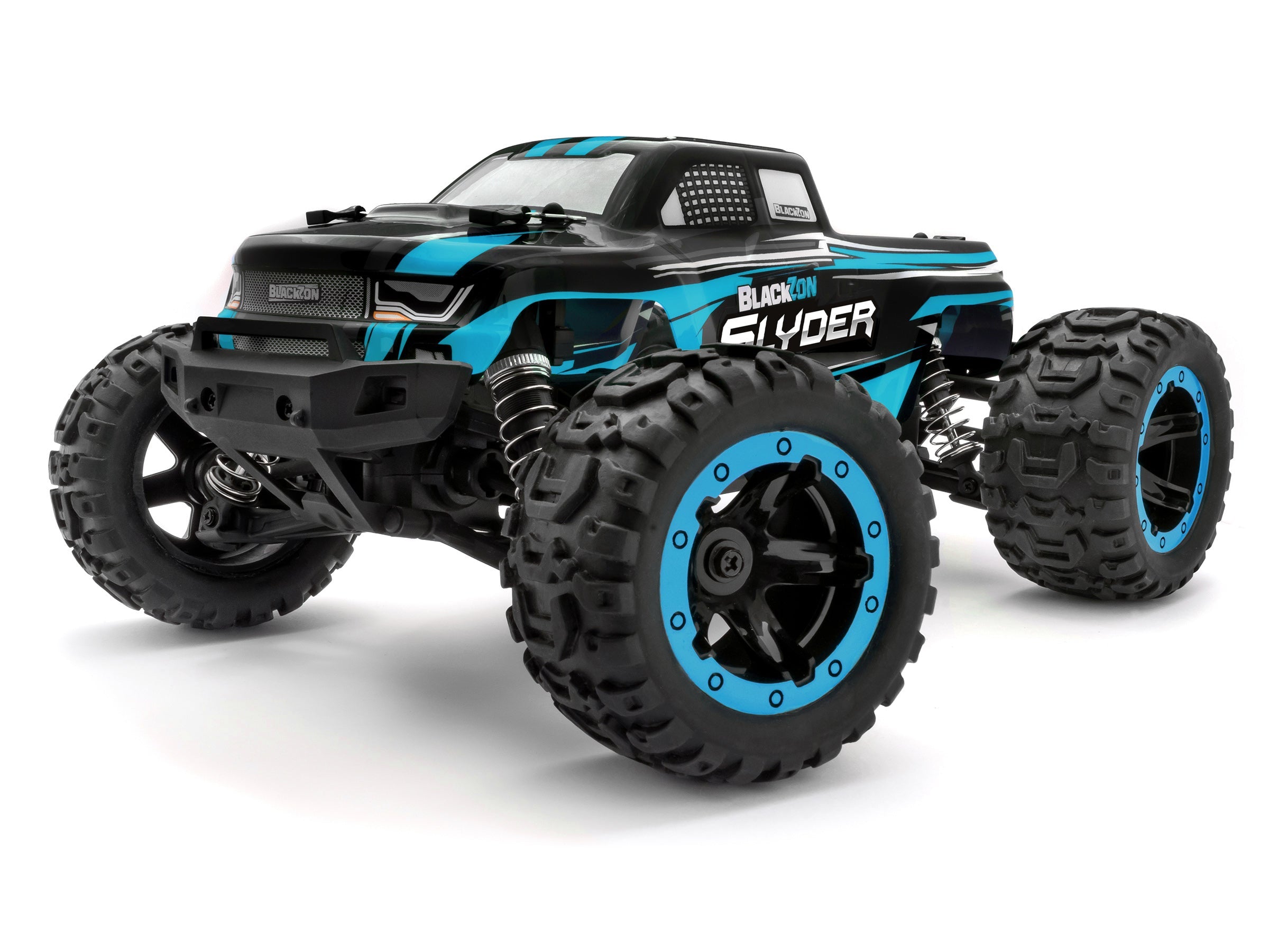 BlackZon Slyder 1/16th RTR 4WD Electric Monster Truck Blue