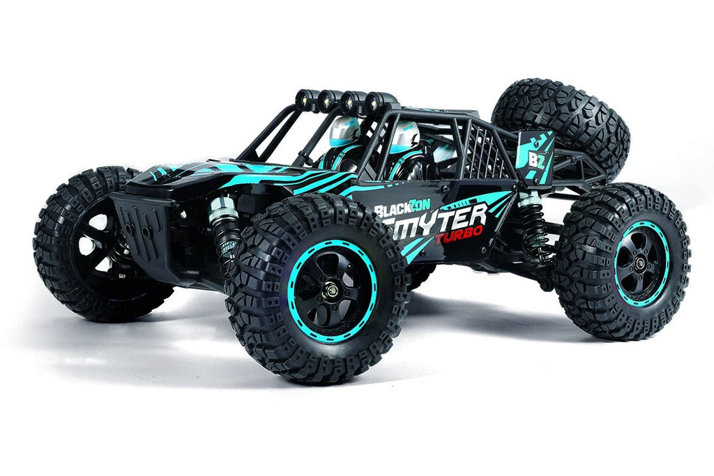 BlackZon Smyter DB Turbo 1/12 Scale 4WD 3S Brushless Electric Desert Buggy RTR (Blue) - 540256