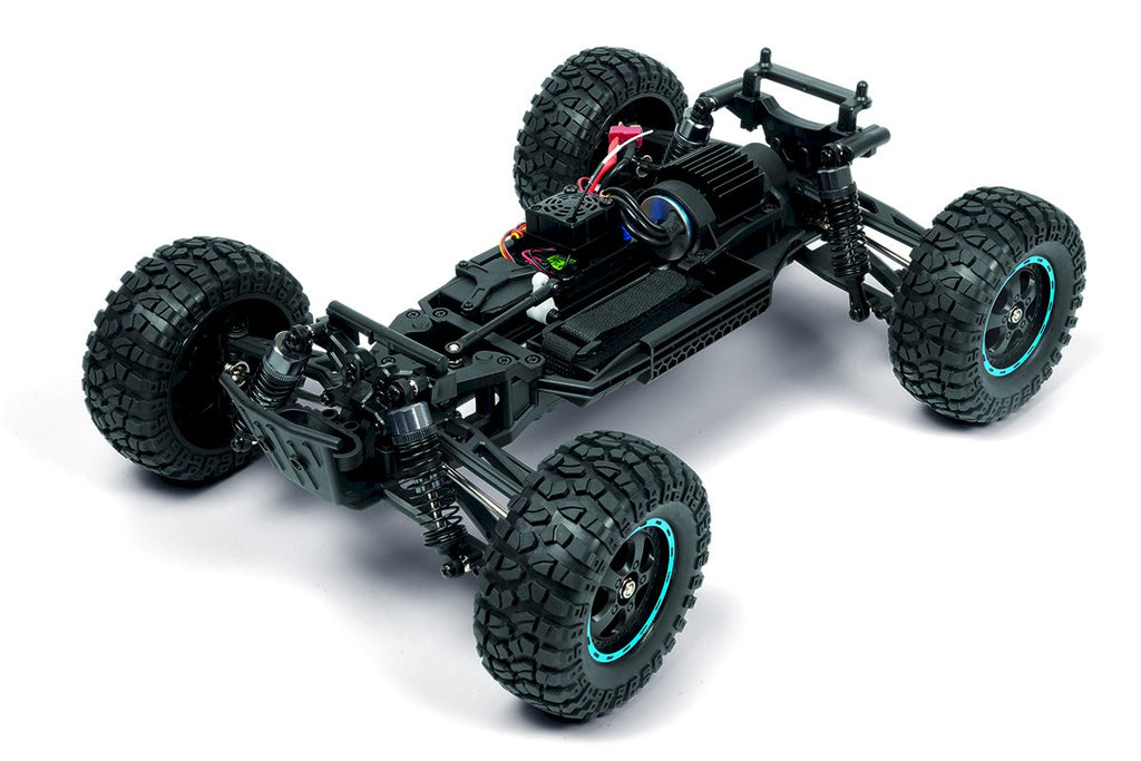 BlackZon Smyter DB Turbo 1/12 Scale 4WD 3S Brushless Electric Desert Buggy RTR (Blue) - 540256