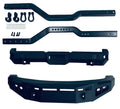 CEN Racing Black Bumper Set - Molded Front & Rear - Ford F-450 SD 1/10 Scale OEM Replacement Part CD450