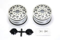 CEN Racing American Force H01 Contra Wheel - Silver with Black Cap - DL-Series Ford F-450 SD 1/10 Scale OEM Part CD602