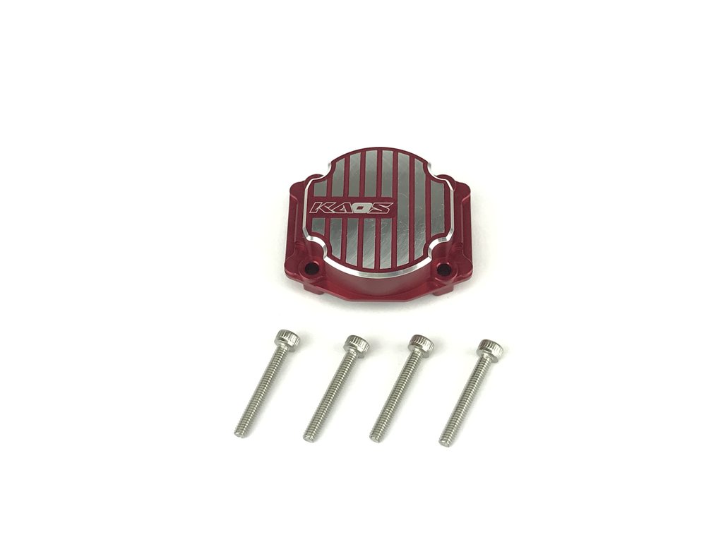 CEN Racing KAOS CNC Metal Differential Cover - Red Anodized - Q/MT/DL Series Upgrade Part CKD350