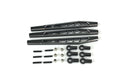 CEN Racing KAOS CNC Aluminum Rear Upper & Lower Suspension Links (3pc) - 117mm Black - Ford F-450 Upgrade Part CKD374