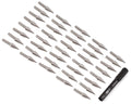 CEN Racing 2.5mm Bullet Spiked Wheel Lug Bolts with Tool (40pc) - Silver - Ford F-450 1/10 Scale Upgrade Part CKD0612