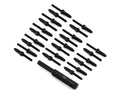 CEN Racing Bullet Wheel Lugs - Black Chrome M2 Studs with Tool (24pc) - Ford F-250 KG1 OEM Part CKD0618