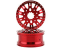 CEN Racing KG1 KD004 DUEL Front Dually Aluminum Wheels (2pc) - Red - Ford F-250 & F-450 1/10 Scale Upgrade Part CKD0653