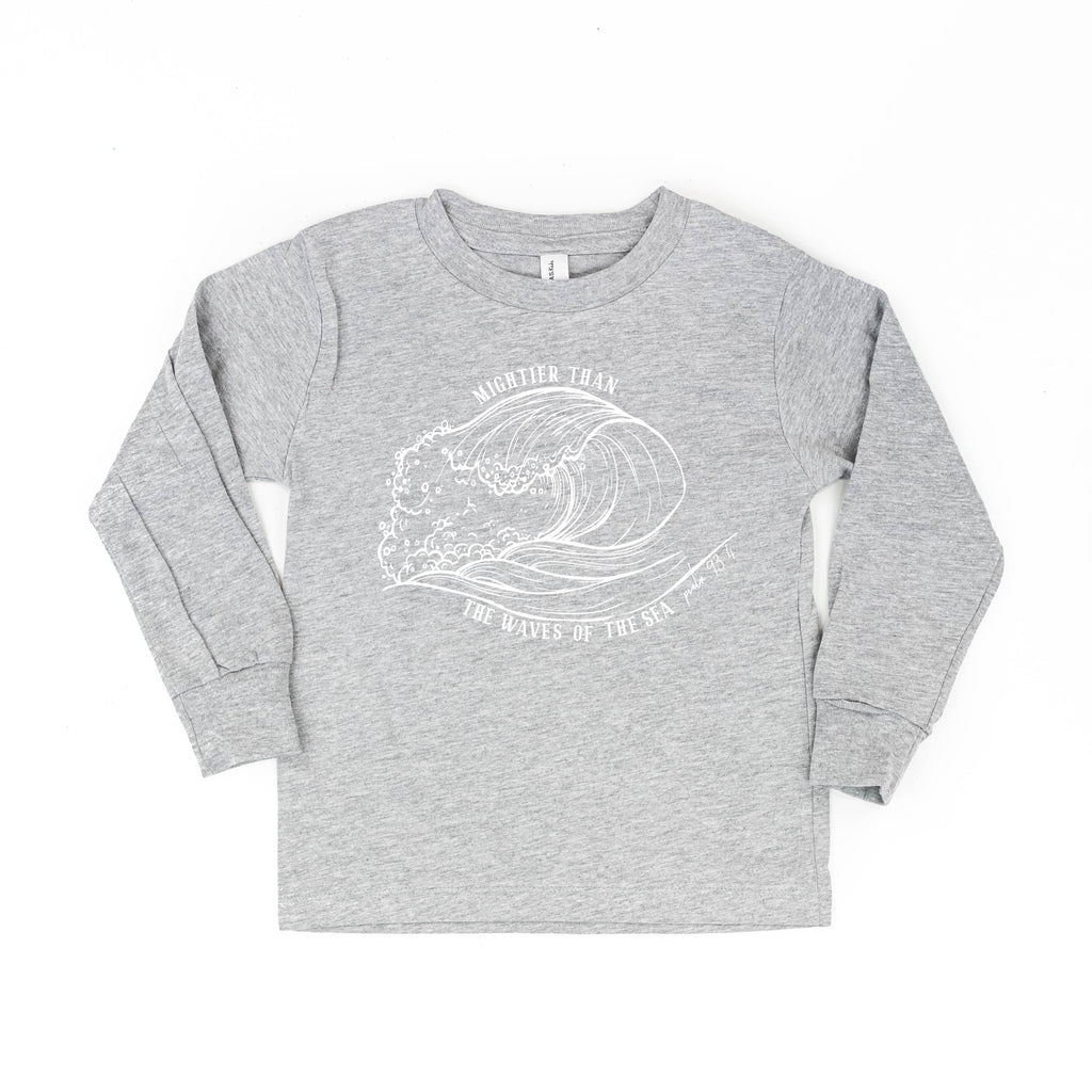 Mightier Than The Waves Of The Sea - Child Long Sleeve Tee