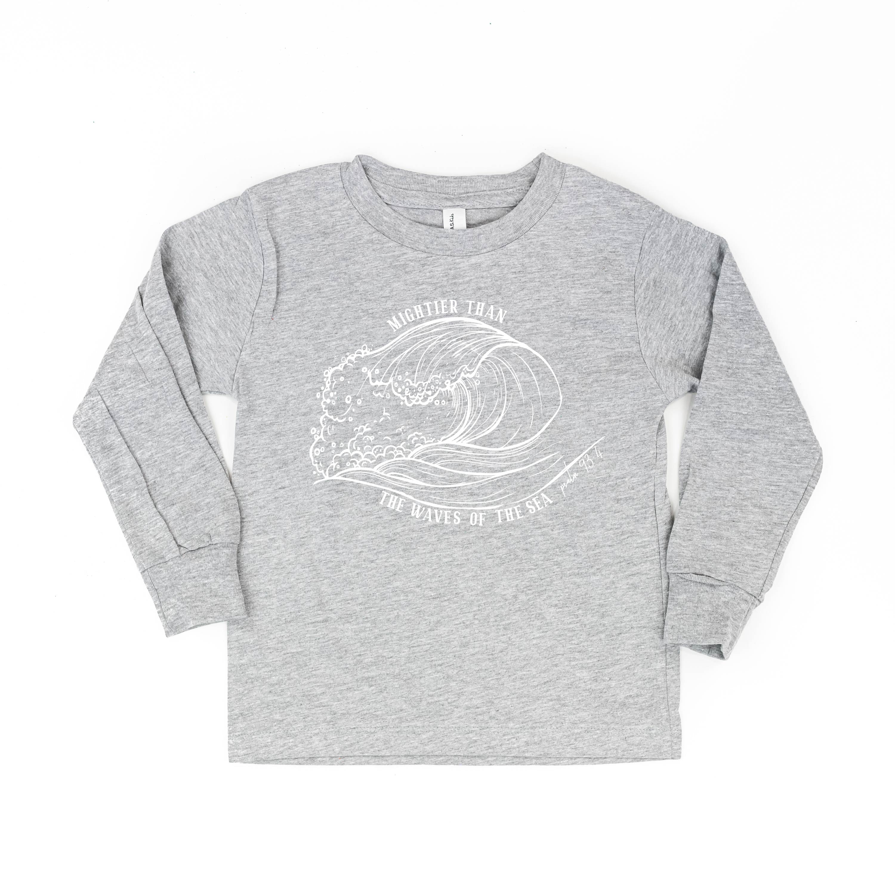 Mightier Than The Waves Of The Sea - Child Long Sleeve Tee