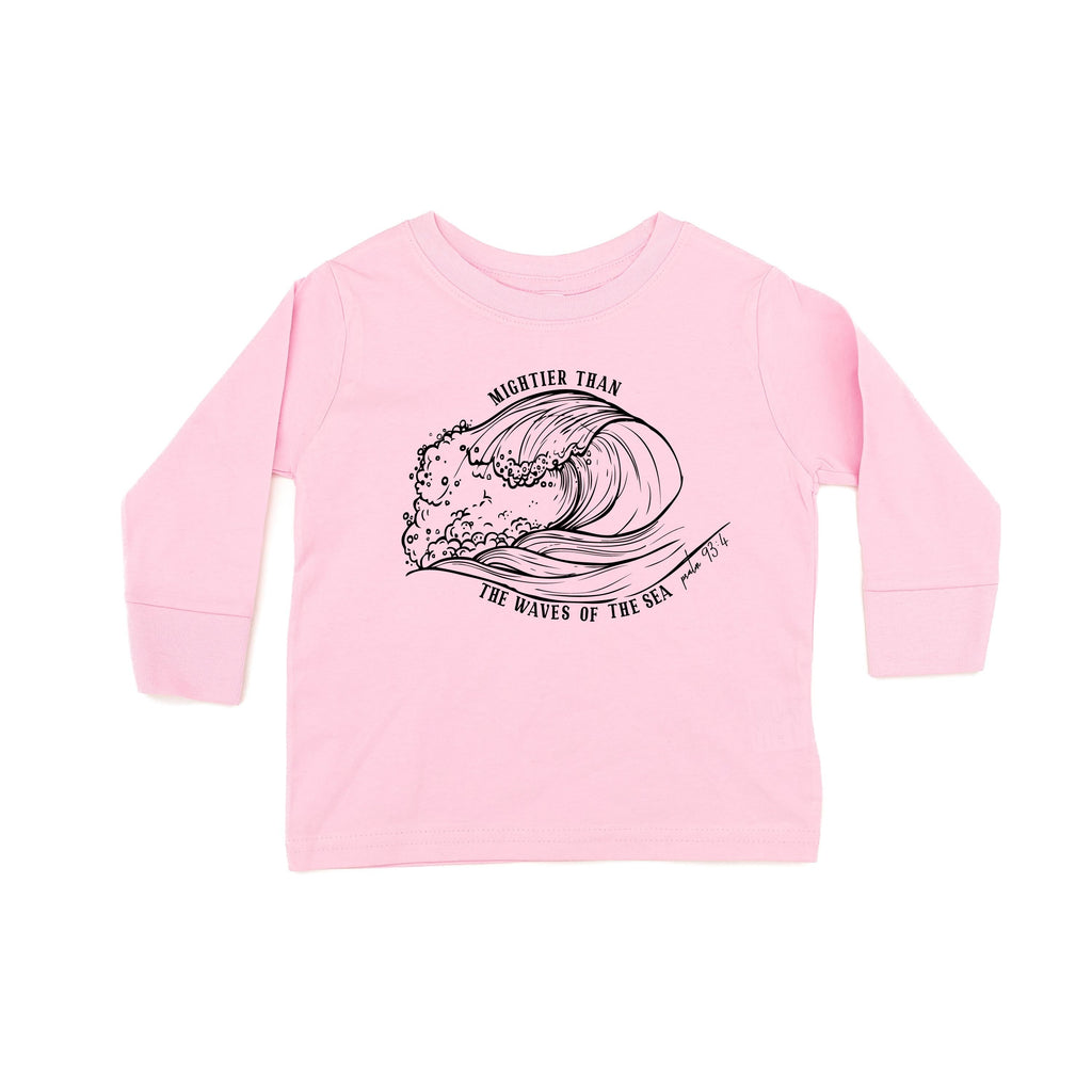 Mightier Than The Waves Of The Sea - Child Long Sleeve Tee