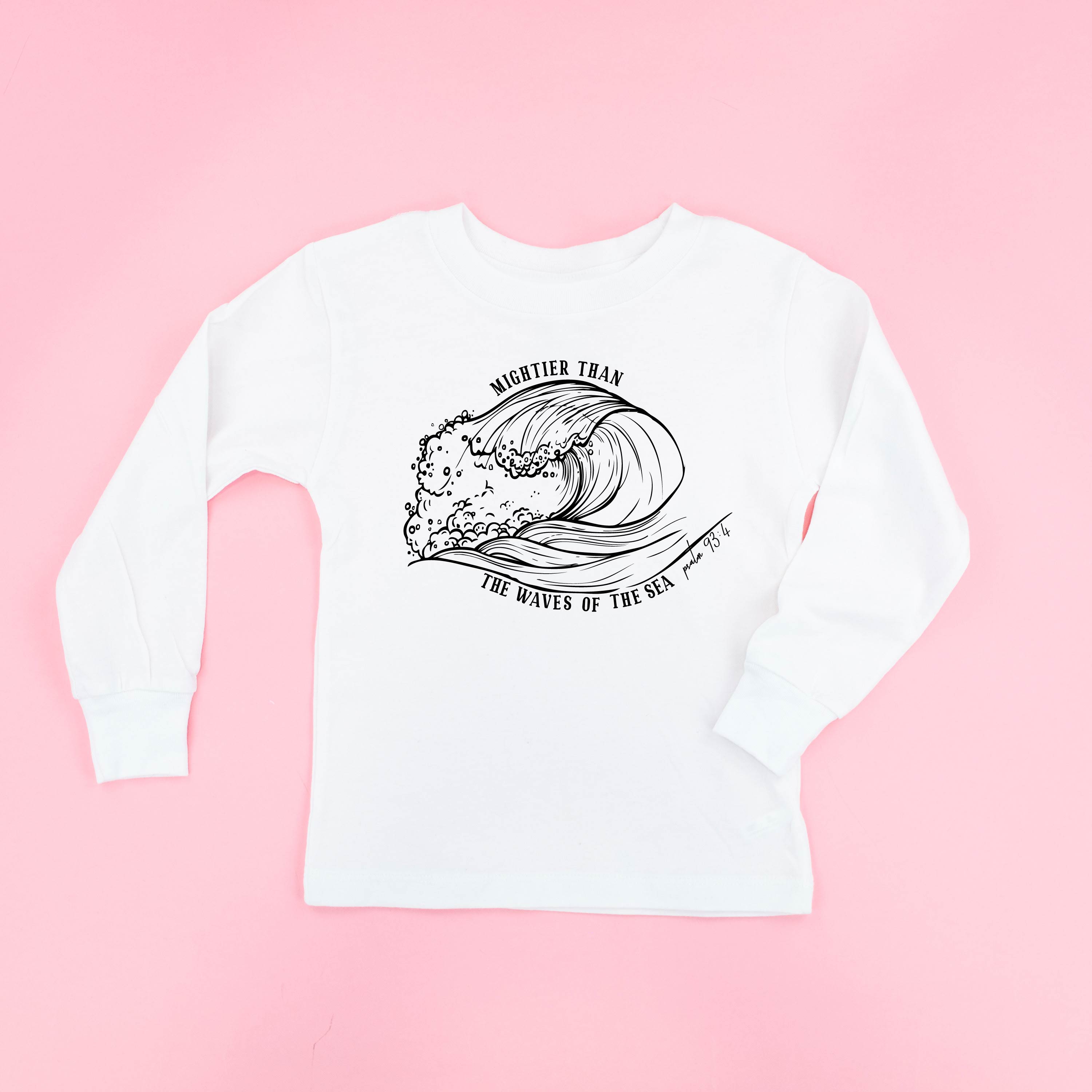 Mightier Than The Waves Of The Sea - Child Long Sleeve Tee
