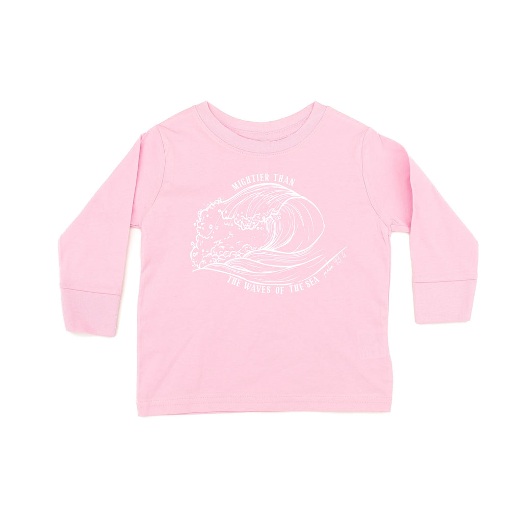 Mightier Than The Waves Of The Sea - Child Long Sleeve Tee
