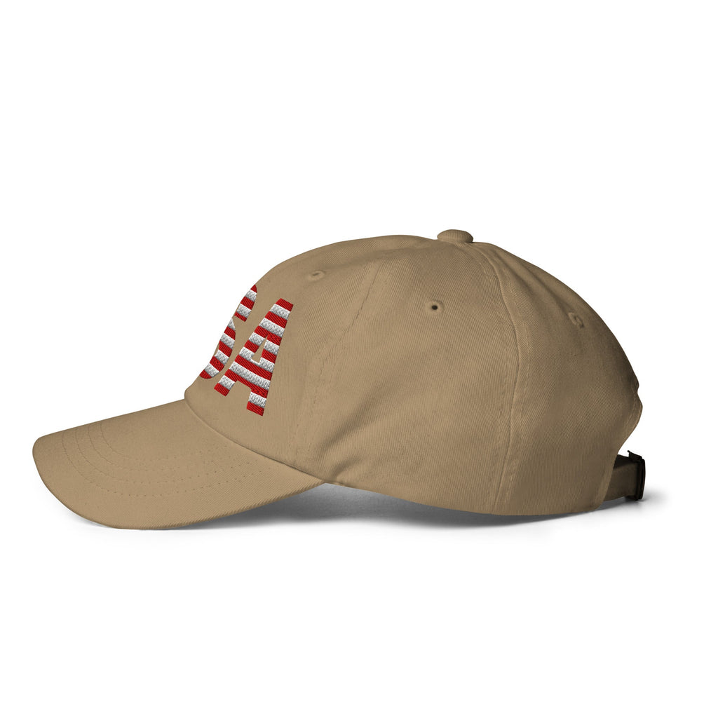 USA Baseball Hat - 1 sided embroidery