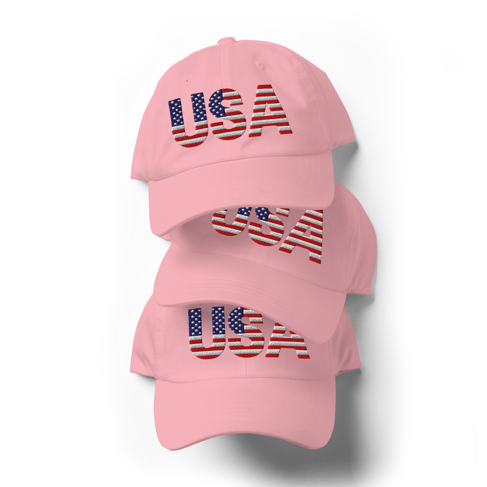 USA Baseball Hat - 1 sided embroidery
