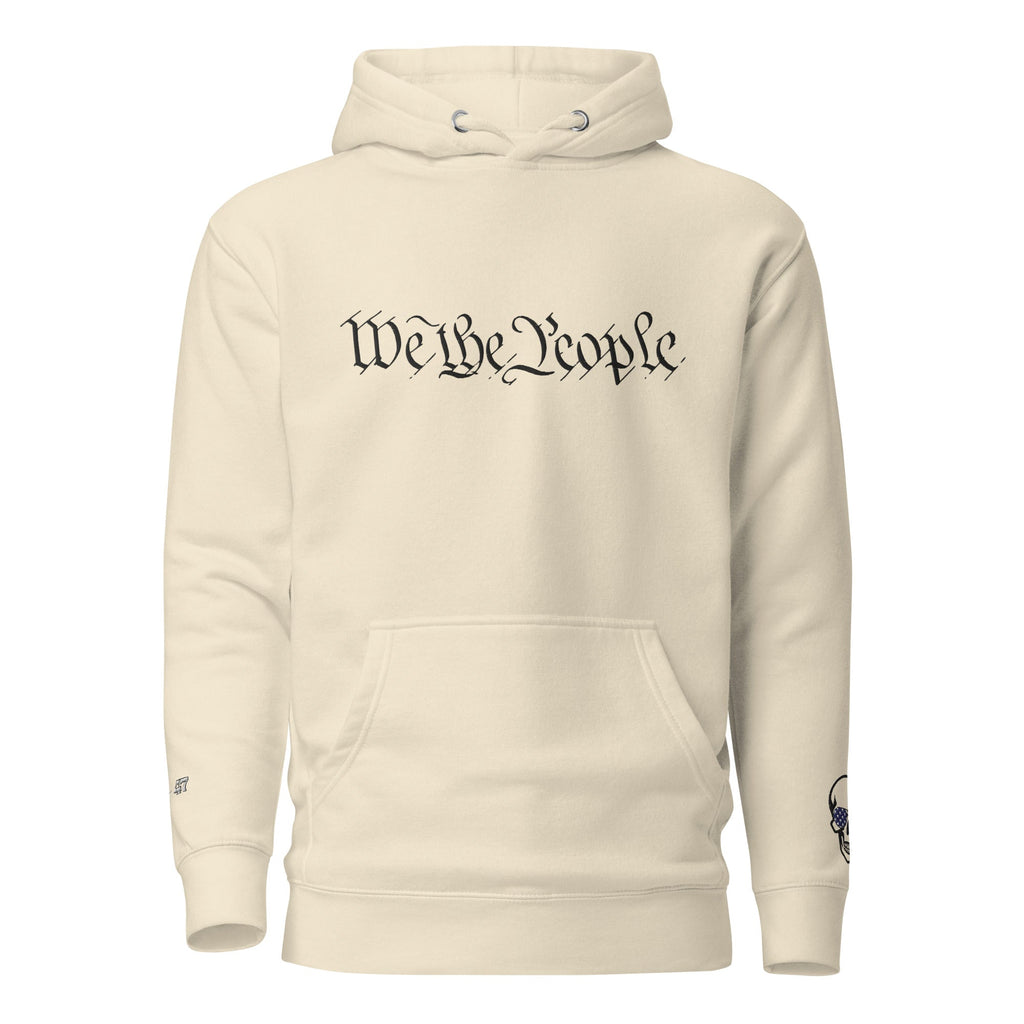 We the People Embroidered + easter-egg QR Code - Trump Dance - Unisex comfy Hoodie