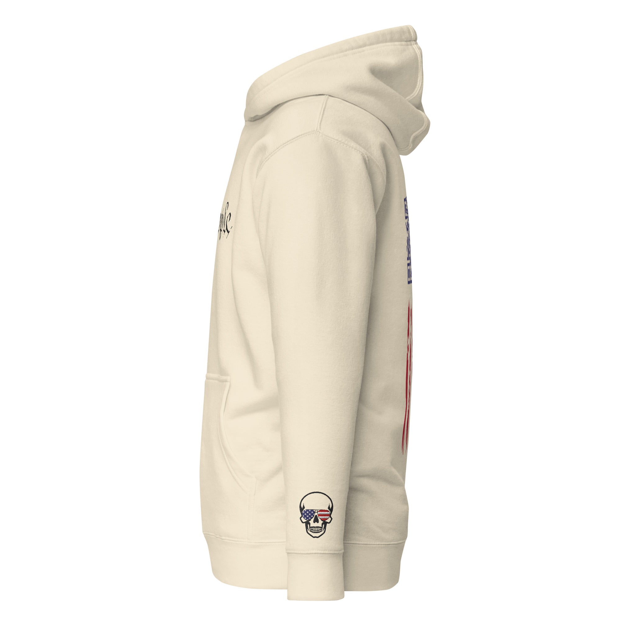We the People Embroidered + easter-egg QR Code - Trump Dance - Unisex comfy Hoodie