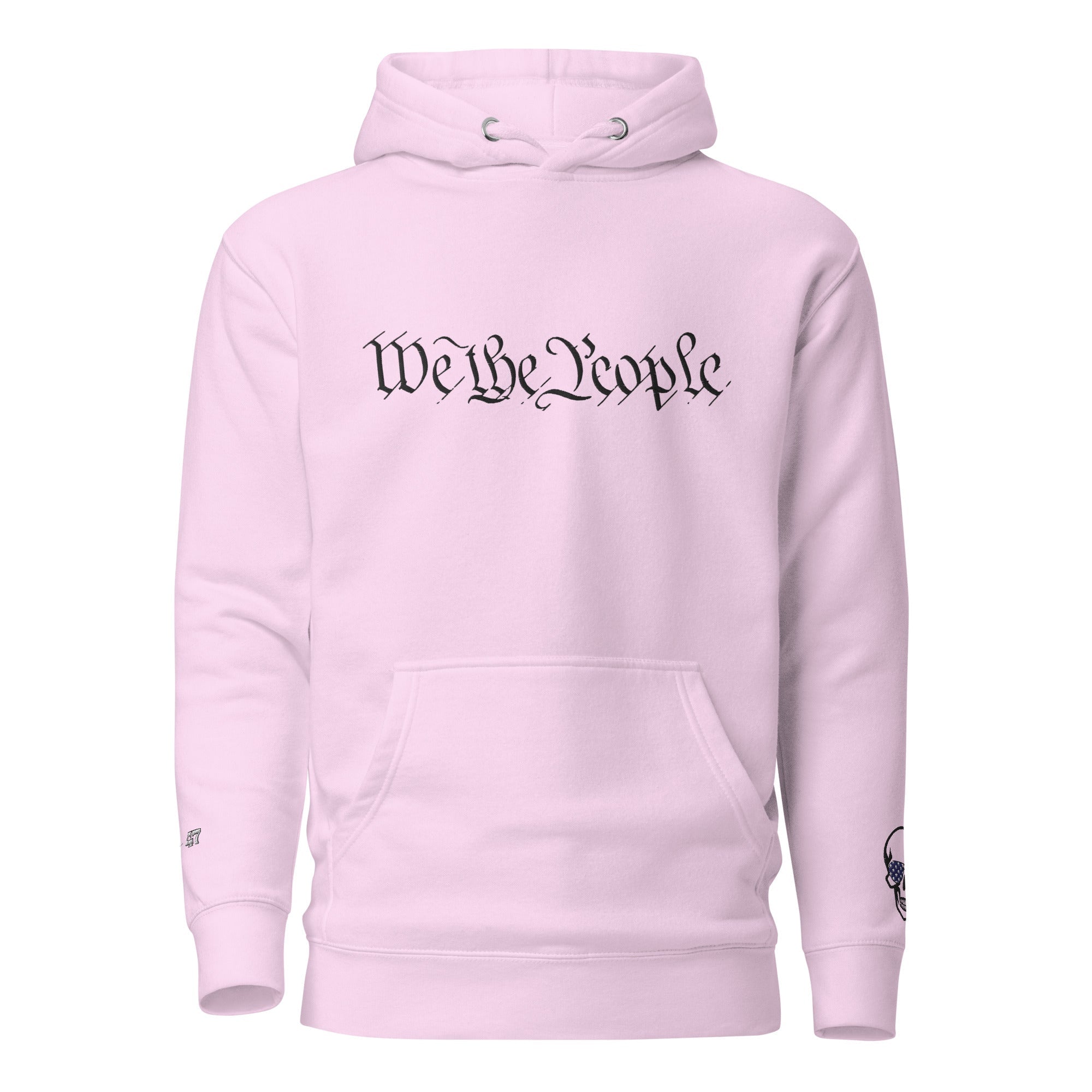 We the People Embroidered + easter-egg QR Code - Trump Dance - Unisex comfy Hoodie