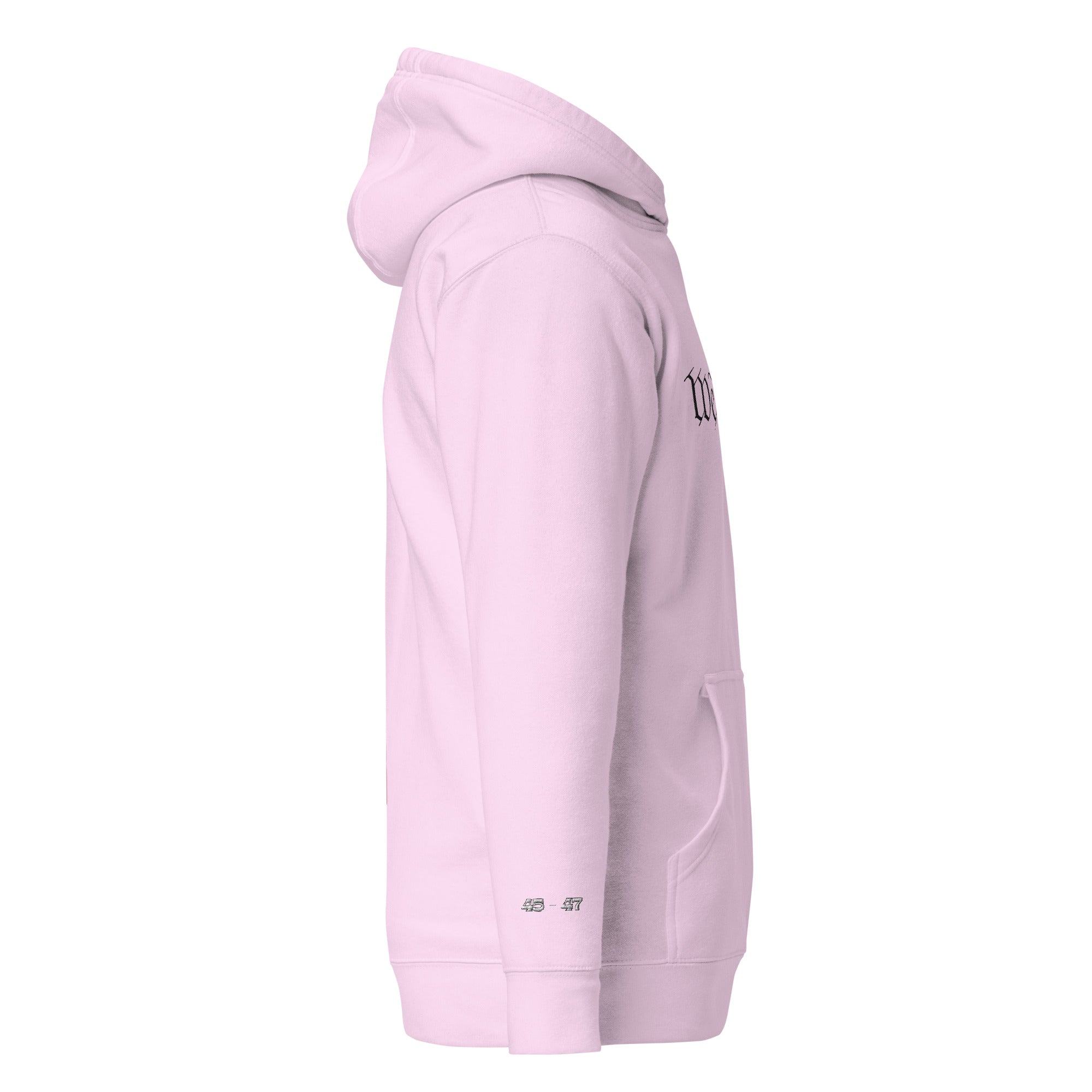 We the People Embroidered + easter-egg QR Code - Trump Dance - Unisex comfy Hoodie