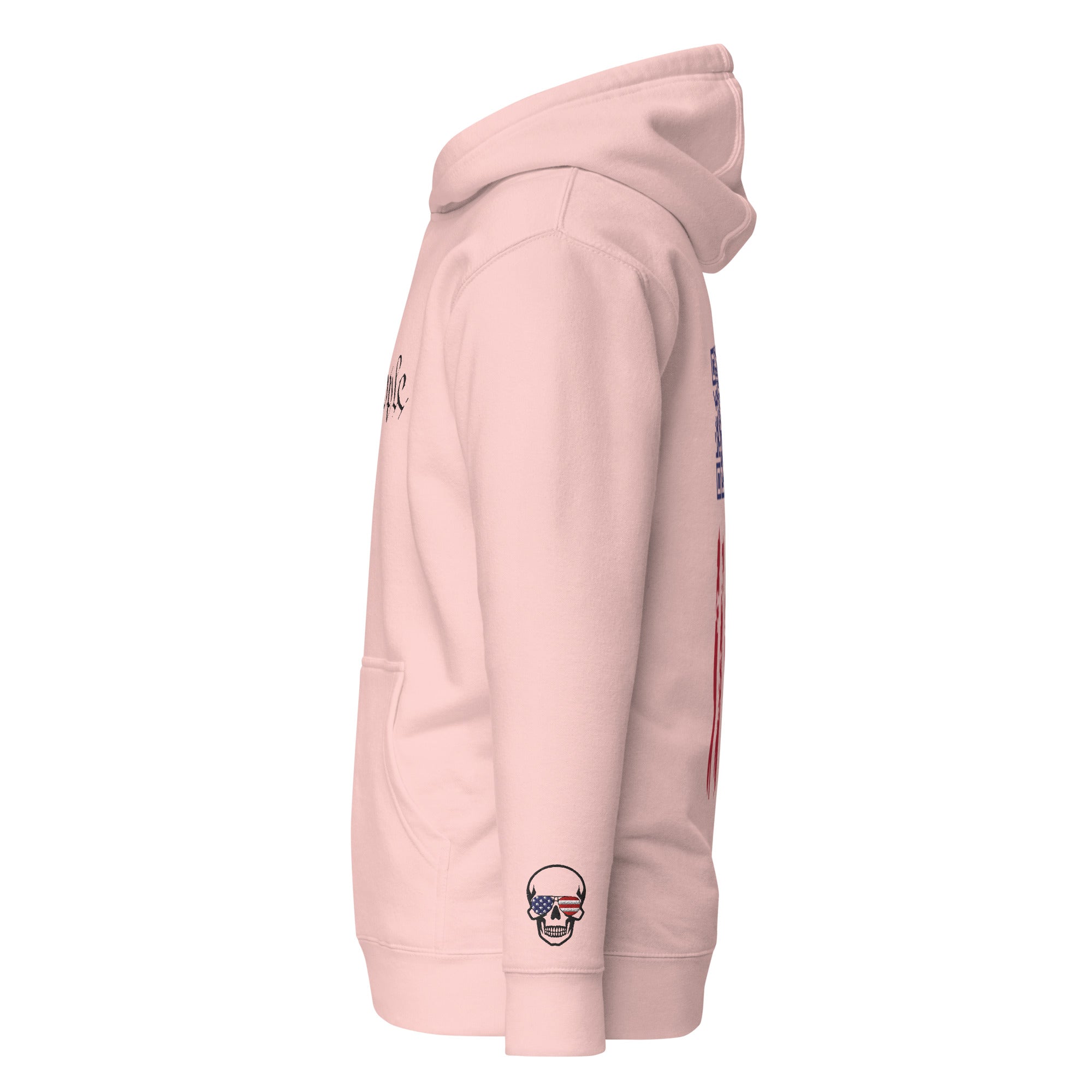 We the People Embroidered + easter-egg QR Code - Trump Dance - Unisex comfy Hoodie