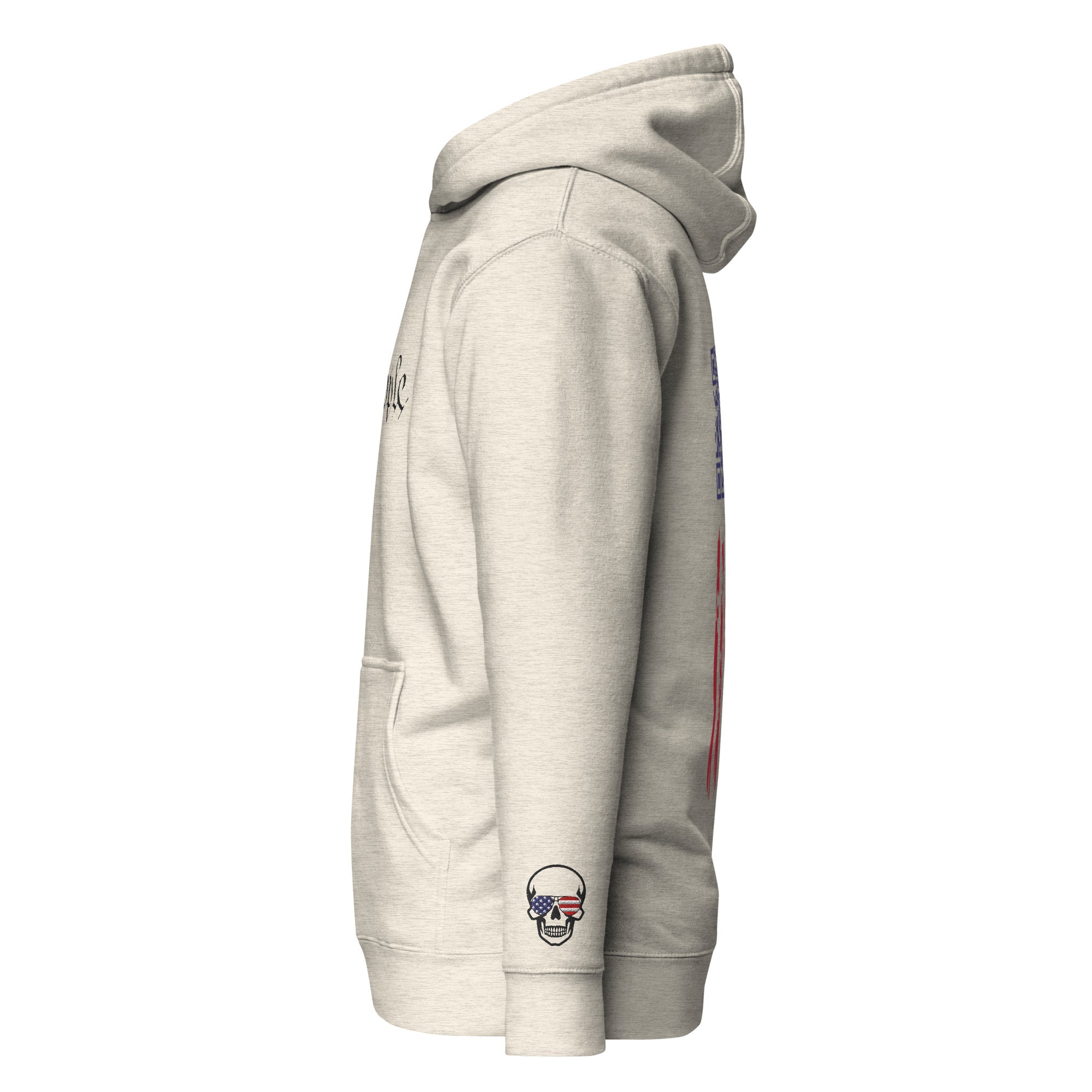 We the People Embroidered + easter-egg QR Code - Trump Dance - Unisex comfy Hoodie