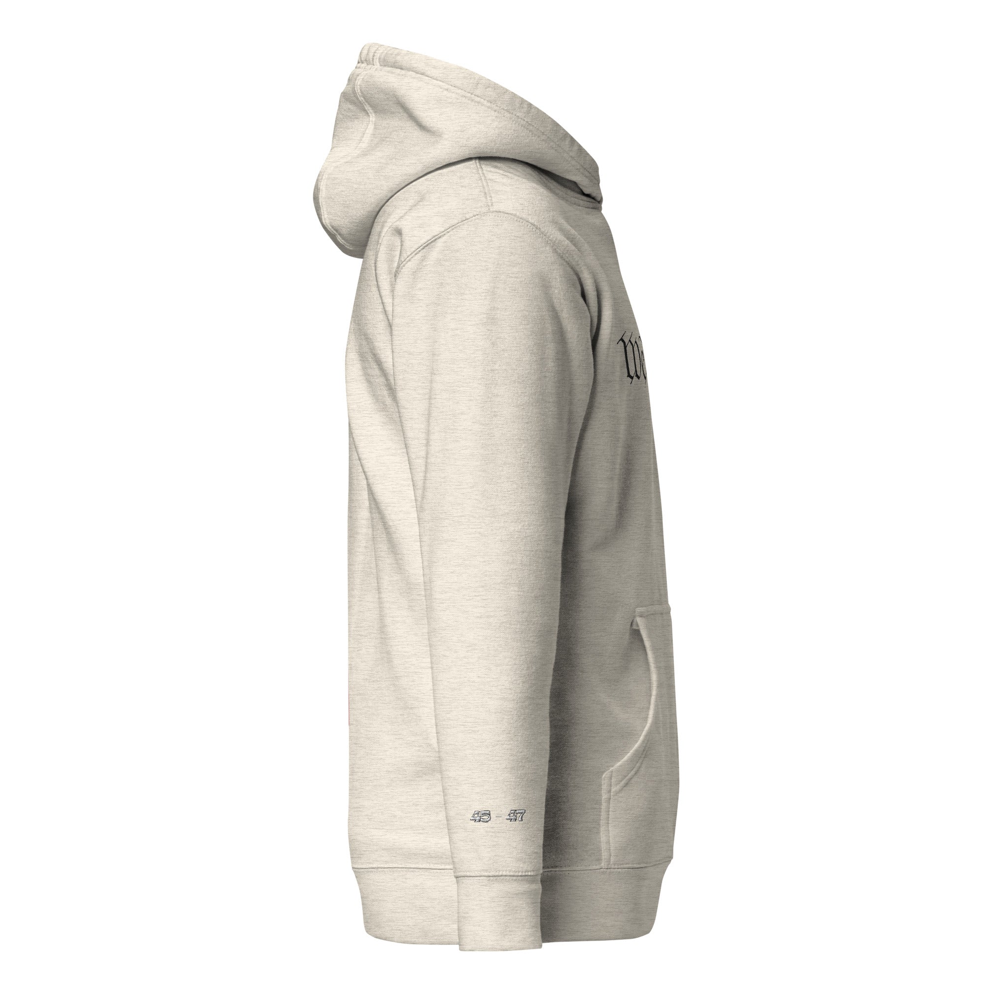We the People Embroidered + easter-egg QR Code - Trump Dance - Unisex comfy Hoodie