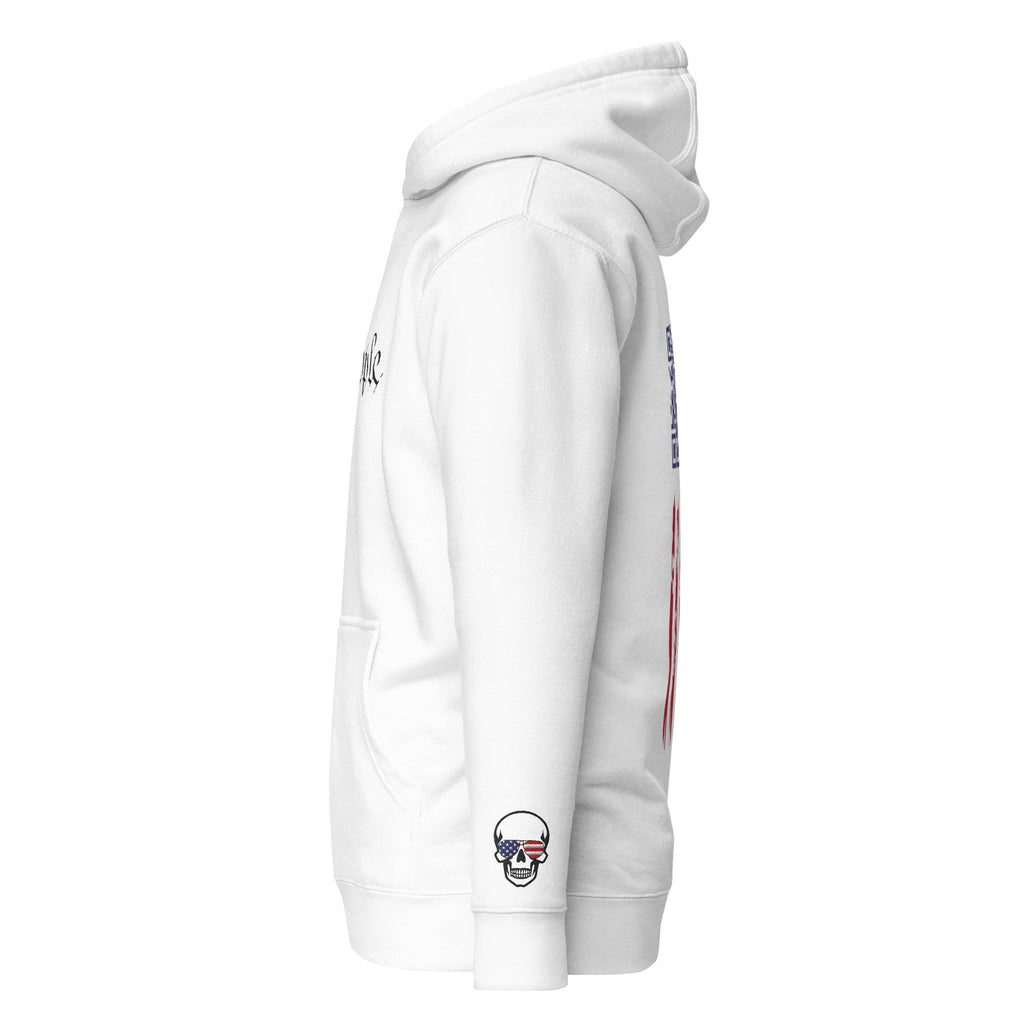 We the People Embroidered + easter-egg QR Code - Trump Dance - Unisex comfy Hoodie