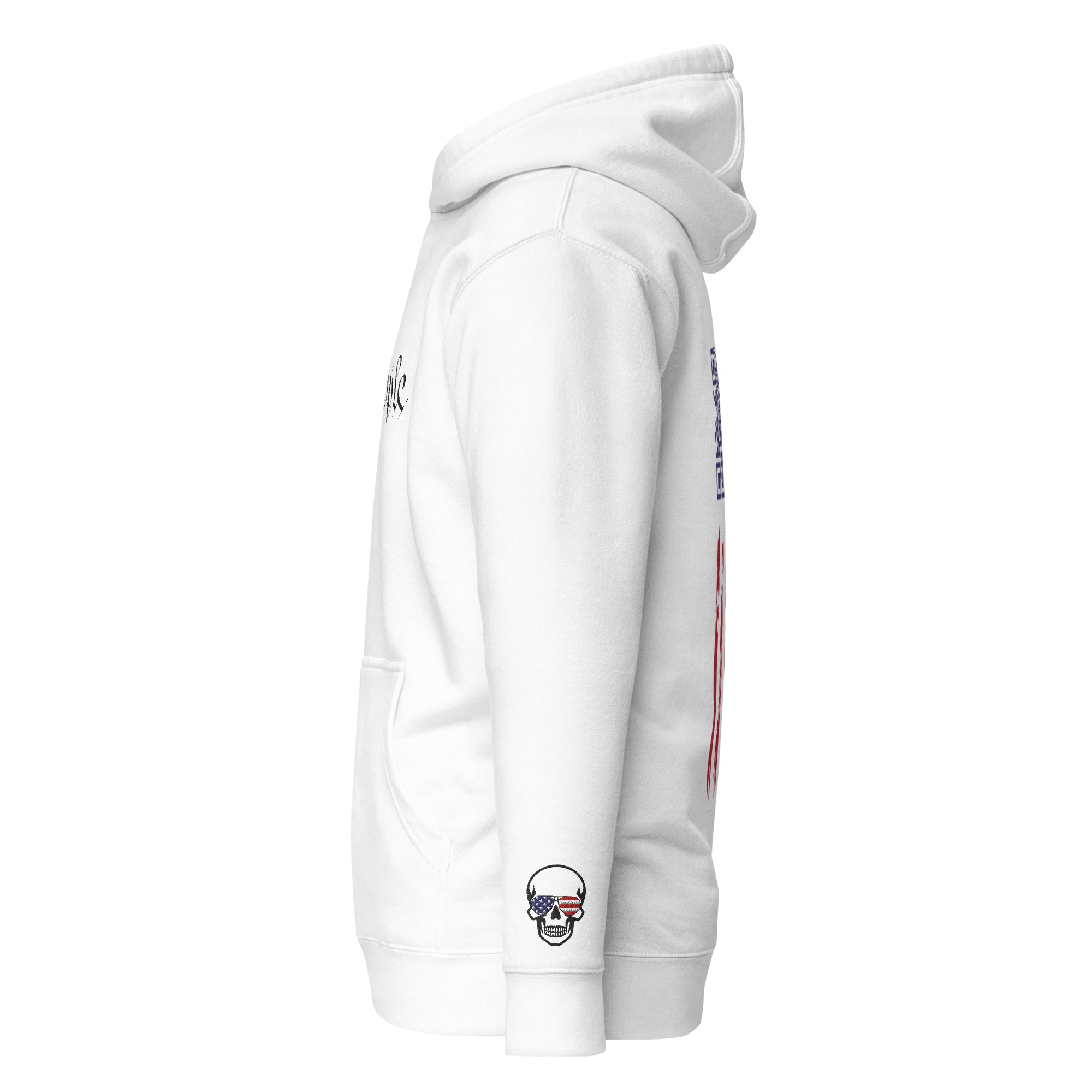 We the People Embroidered + easter-egg QR Code - Trump Dance - Unisex comfy Hoodie