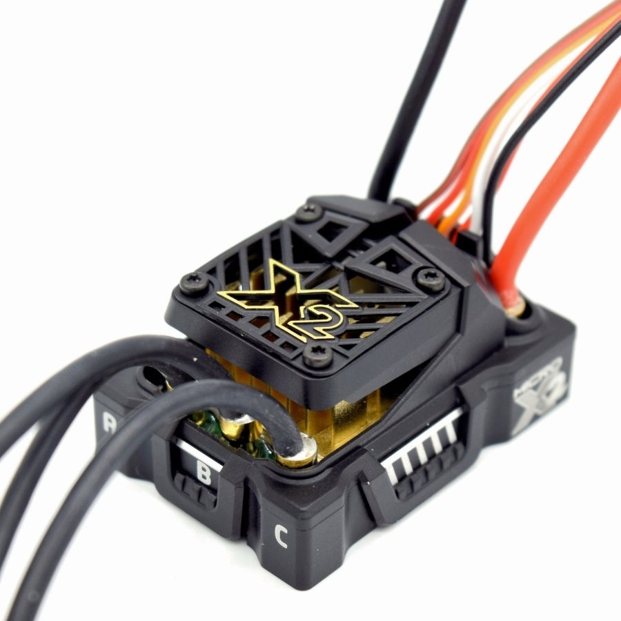 Castle Creations Mamba Micro X2 Waterproof Sensored Brushless ESC for 1/18 & 1/10 Crawlers - 4S