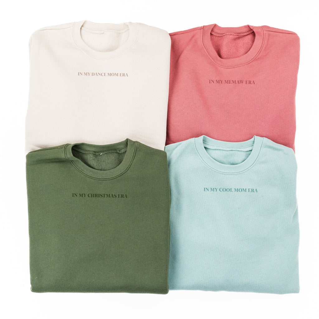 Embroidered SUPER-SOFT Fleece - "IN MY ___ ERA" - Enter Your Custom Name (Tone on Tone Thread)