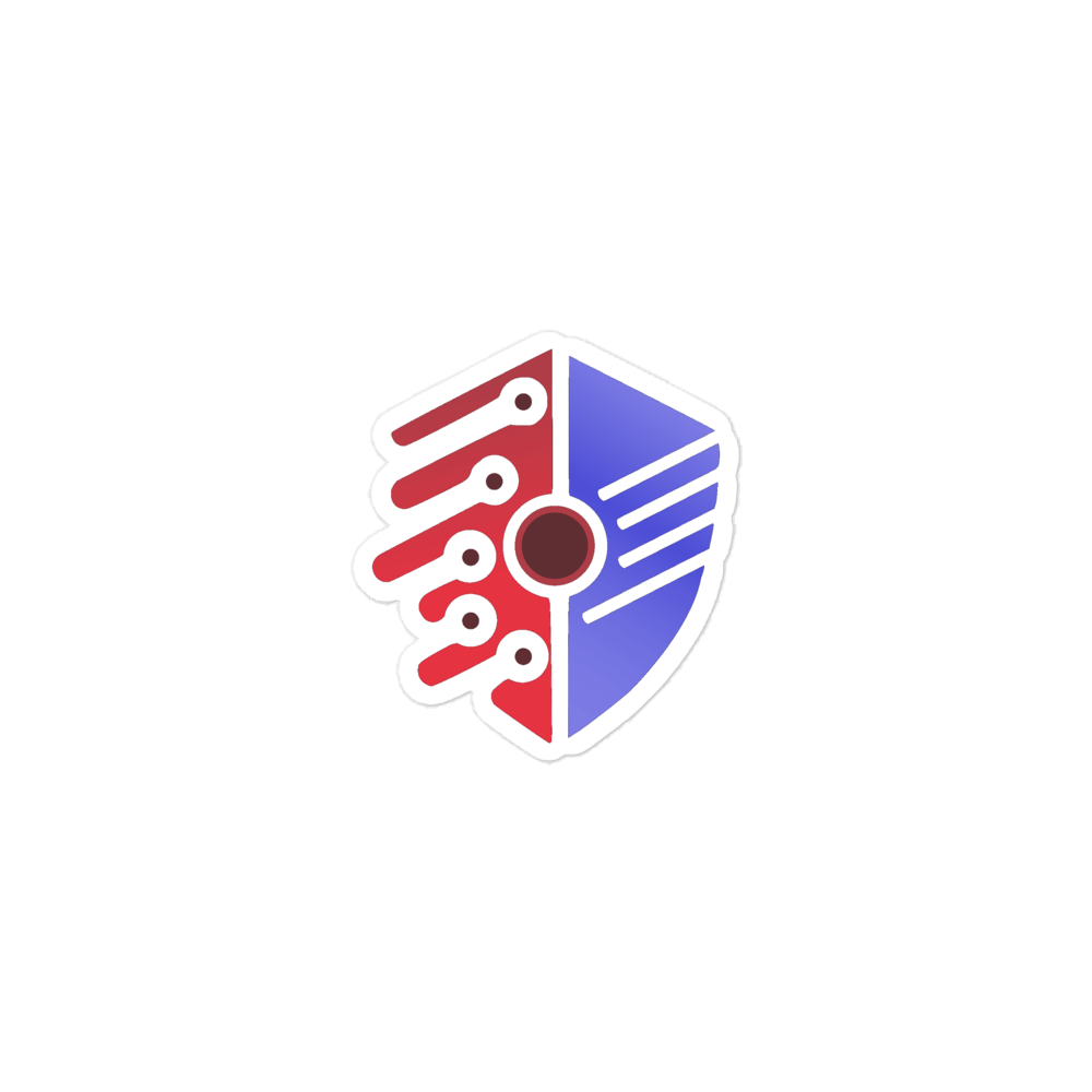 Cyber Shield Identity Bubble-Free Sticker