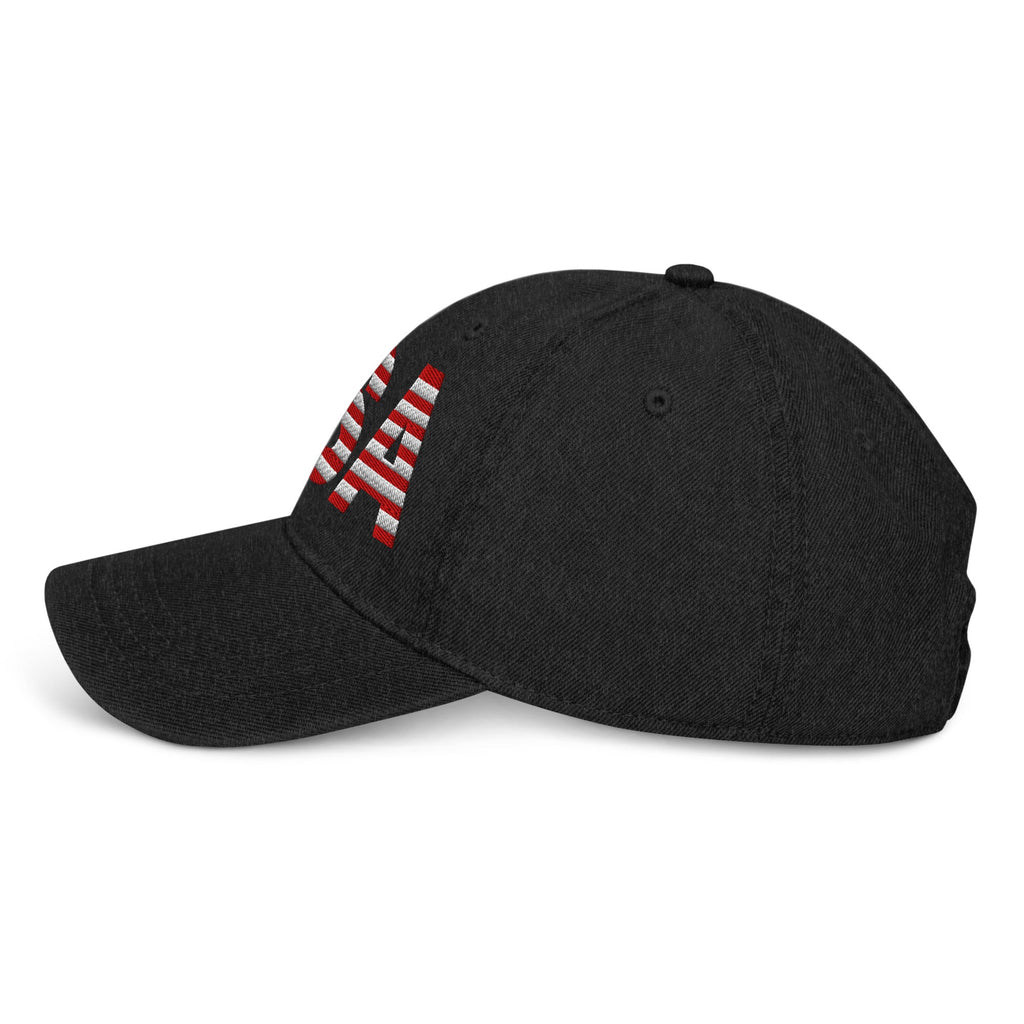 USA Patriotic - Denim Hat - 1 sided embroidery