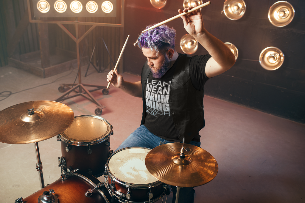 Drumming Machine T-Shirt - Lean Mean Drumming Machine
