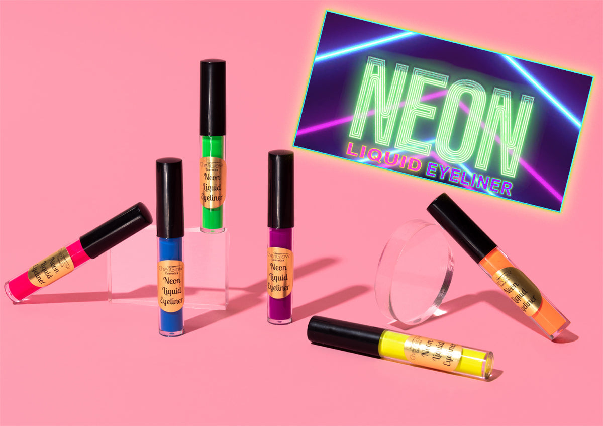 Neon Blue Liquid Eyeliner - Water-proof, Smudge-proof, Long-lasting