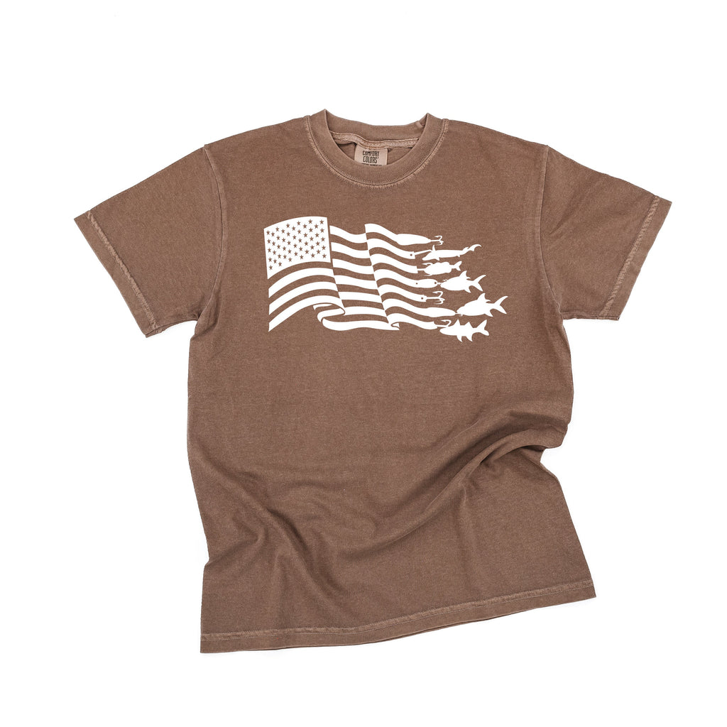 Fishing Flag - Comfort Colors Tee