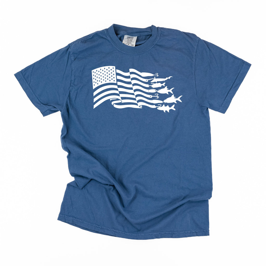 Fishing Flag - Comfort Colors Tee