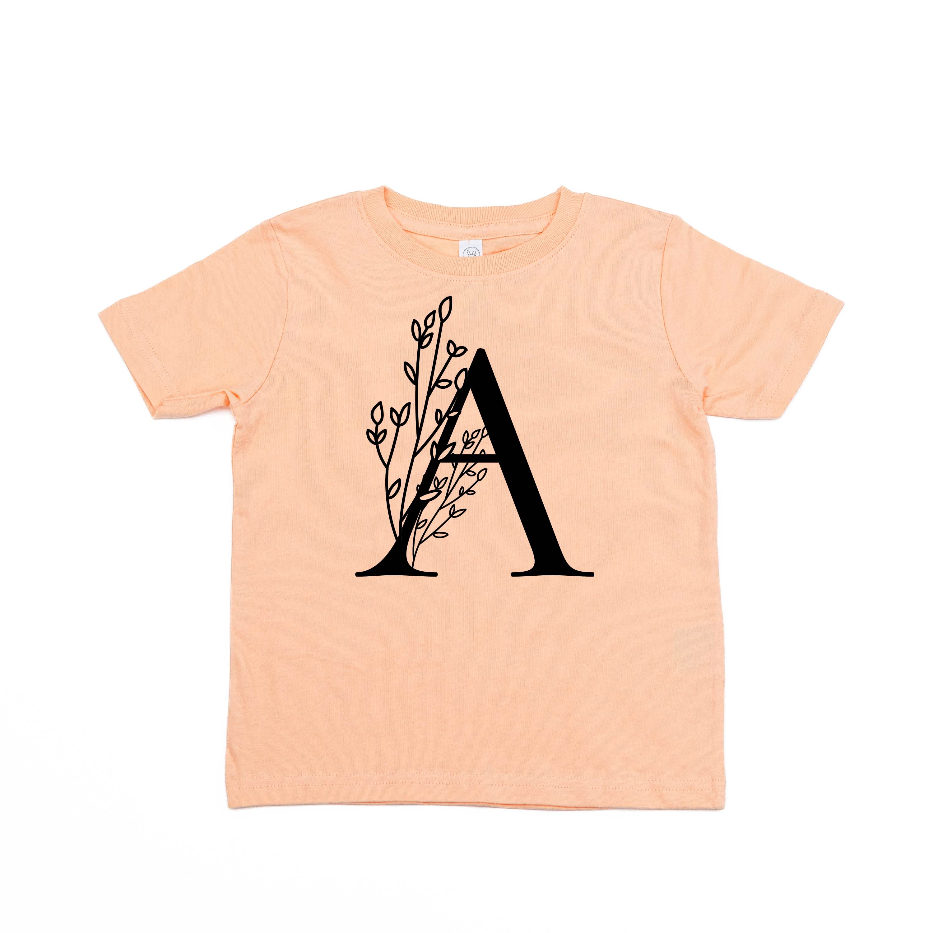 Floral Initials - Child Tee