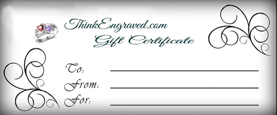 ThinkEngraved Gift Cards