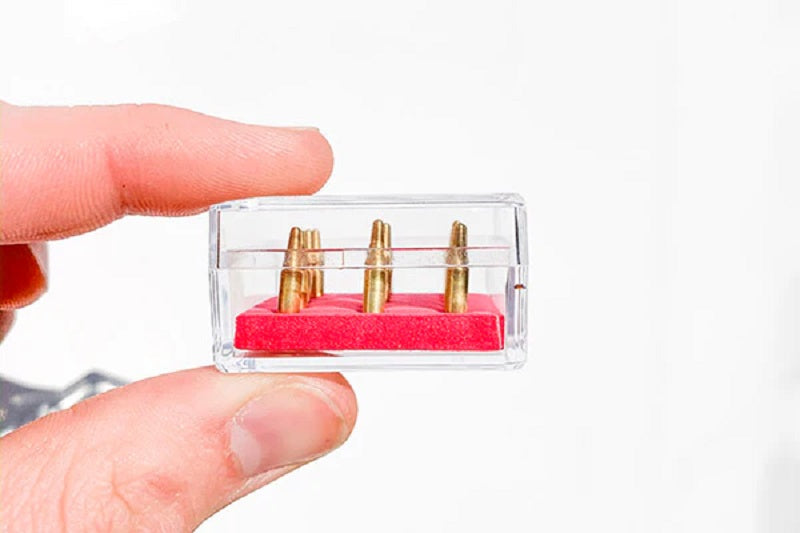 GoatGuns Mini AK 7.62 Dummy Brass Rounds for AK47 Models "” 15-Pack